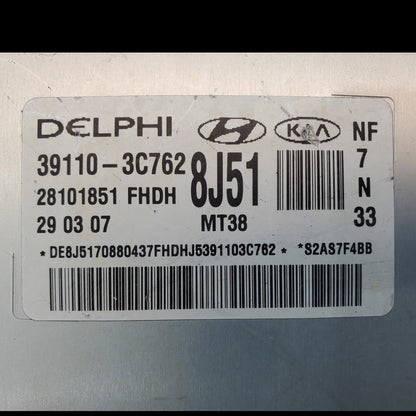 06 07 08 Sonata 3.3L Engine Computer Control Module ECU ECM PCM 39110-3C762 OEM