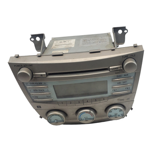 2007-2009 Toyota Camry Am Fm Cd Player Radio Receiver 86120-33A00