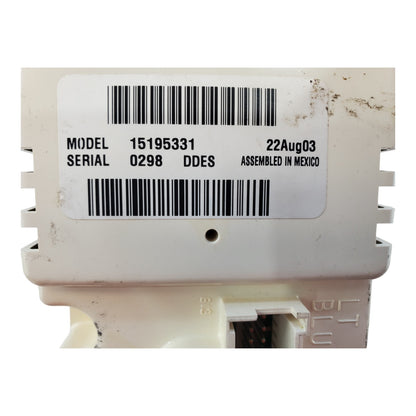 03-04 Chevy GMC Trailblazer Envoy Climate Control Unit Temp A/C 15195331