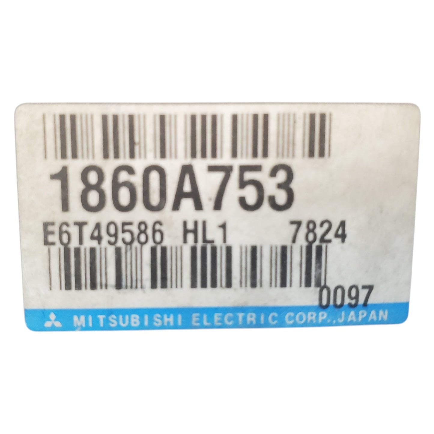 1860A753 2.0L AT PROD: 07/07 Engine ECM Control Module 2008 LANCER HO-145N
