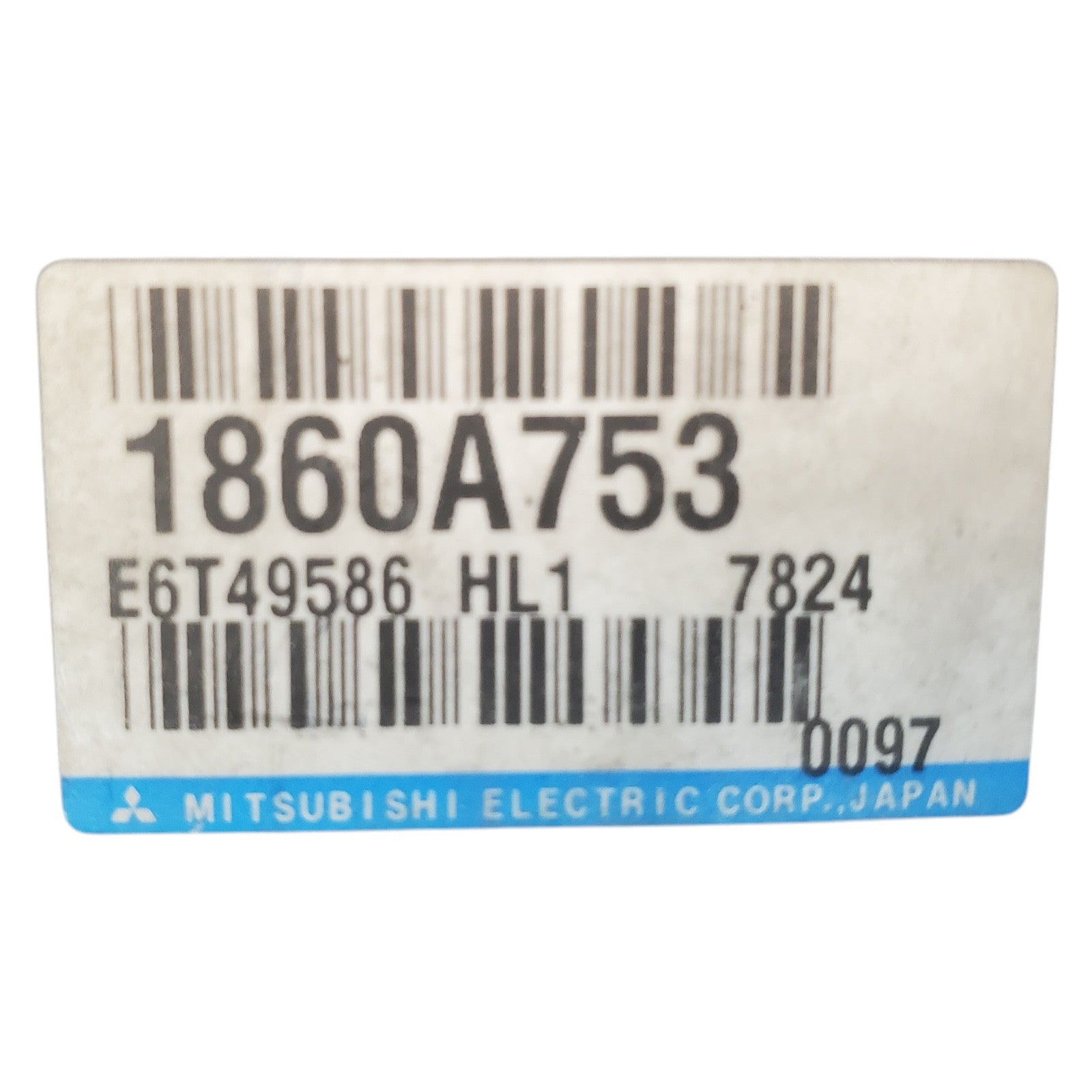 1860A753 2.0L AT PROD: 07/07 Engine ECM Control Module 2008 LANCER HO-145N
