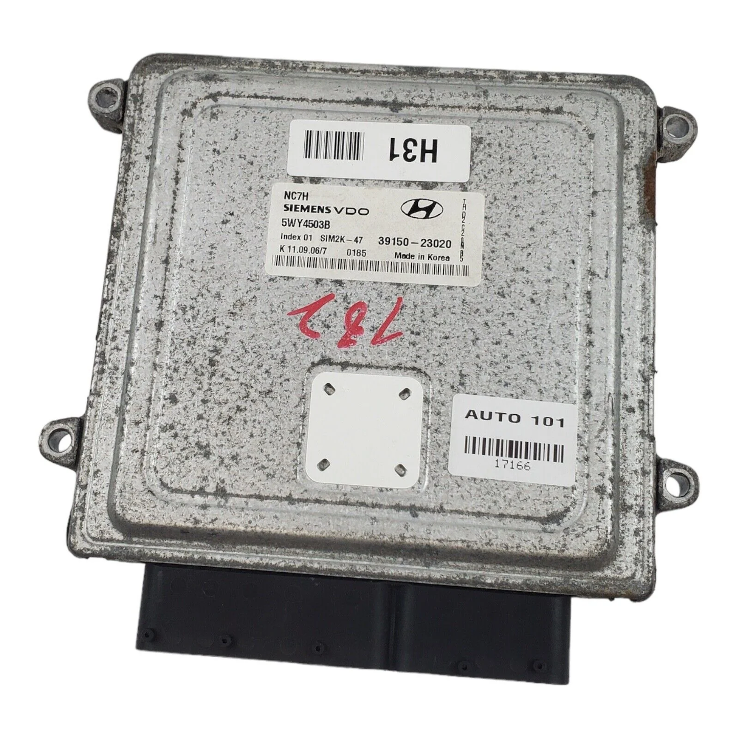 07-10 Hyundai Elantra A/T Engine Control Module ECM 39150-23020