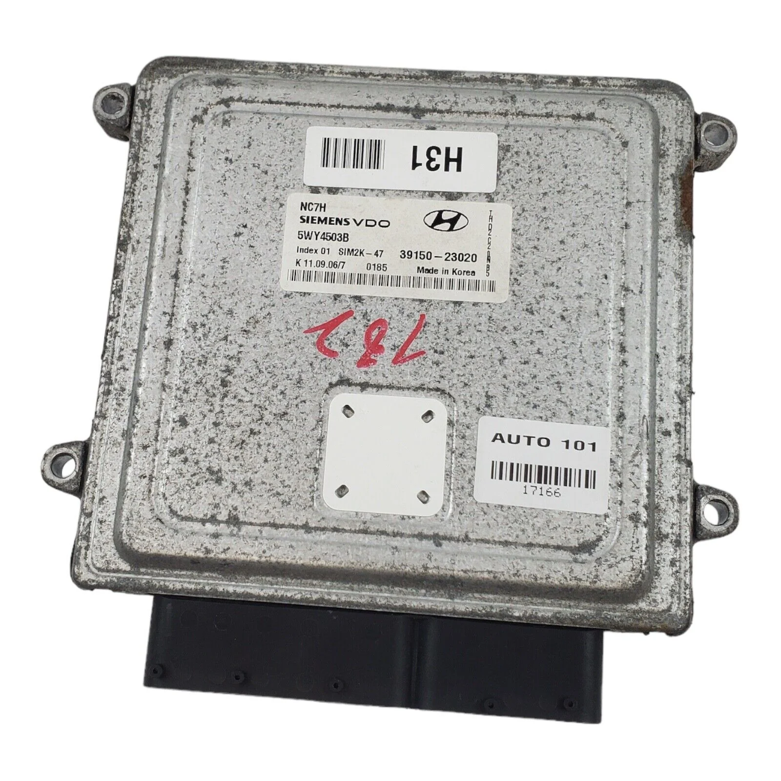 07-10 Hyundai Elantra A/T Engine Control Module ECM 39150-23020