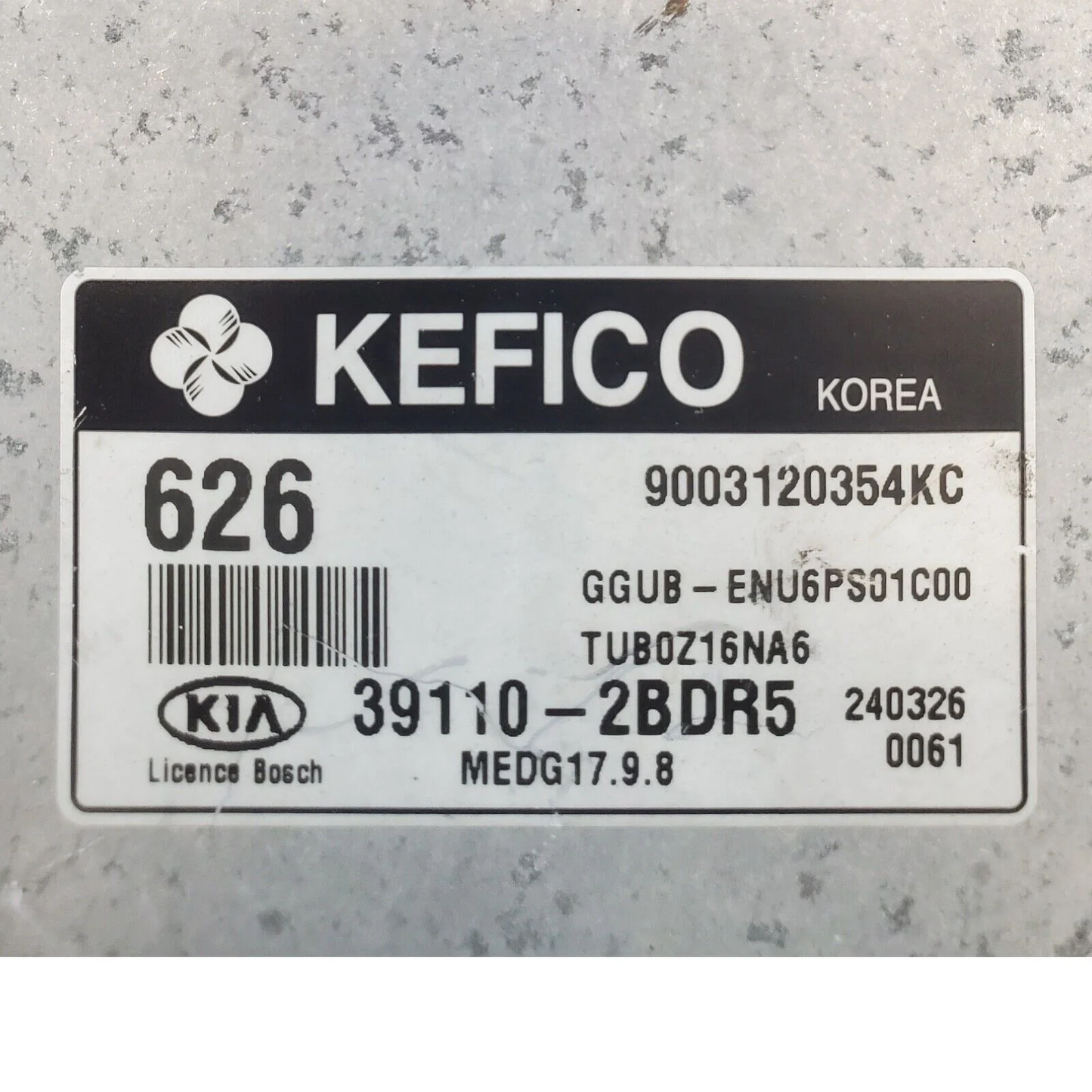 2014-2015 Kia Rio Engine Computer Ecu Pcm Ecm Pcu Oem 39110-2bdr5 R4LI2