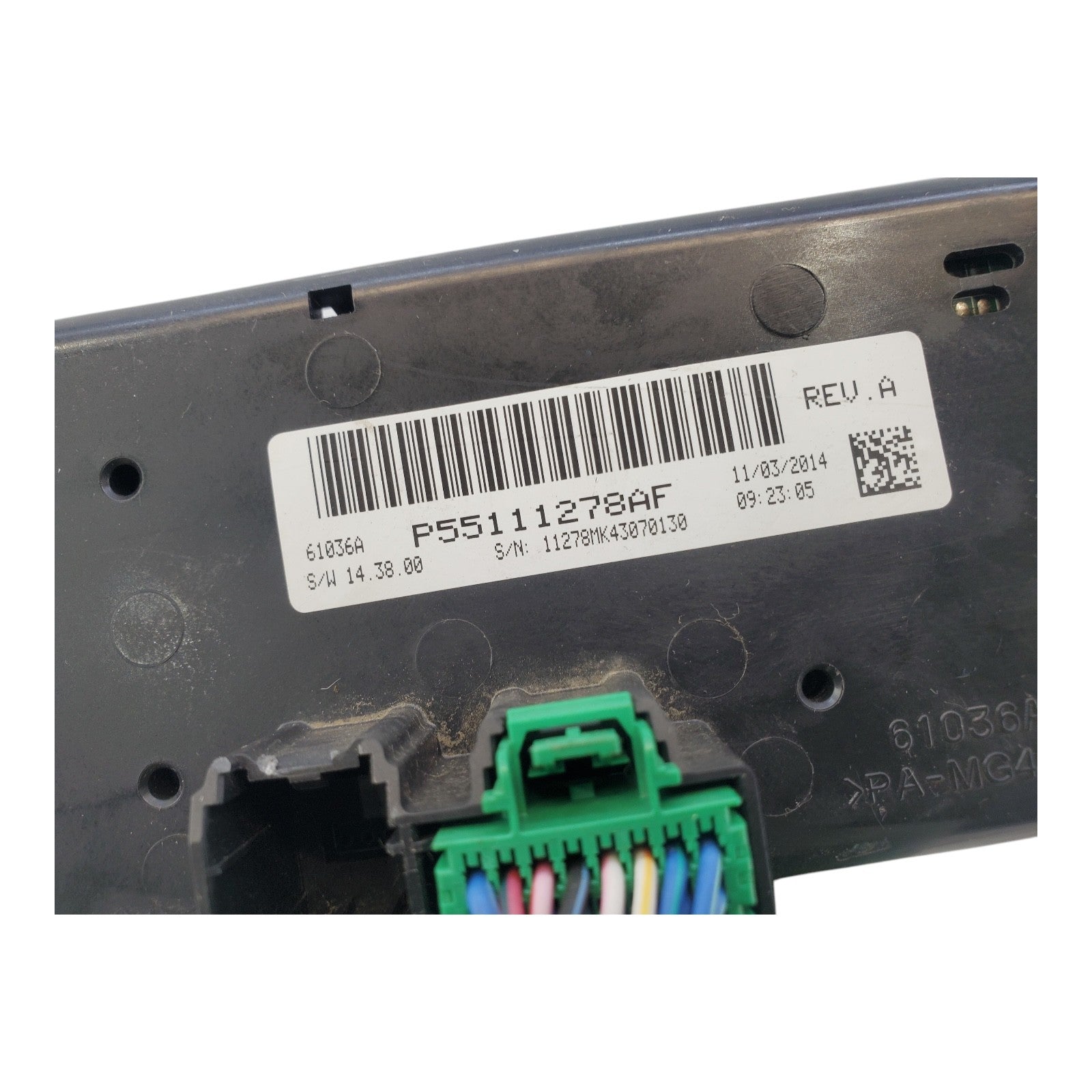 Temperature Control 55111278AF With AC Fits 11-17 COMPASS E3M07