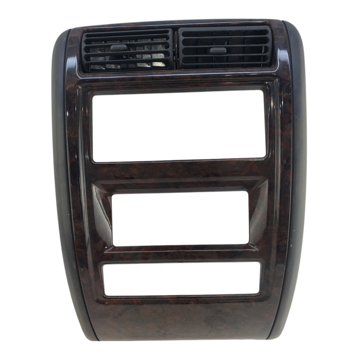 97-01 Jeep Cherokee XJ Limited Woodgrain Dash Radio Bezel OEM Agate