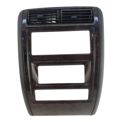 97-01 Jeep Cherokee XJ Limited Woodgrain Dash Radio Bezel OEM Agate