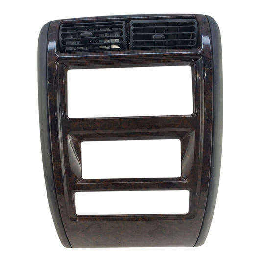 97-01 Jeep Cherokee XJ Limited Woodgrain Dash Radio Bezel OEM Agate