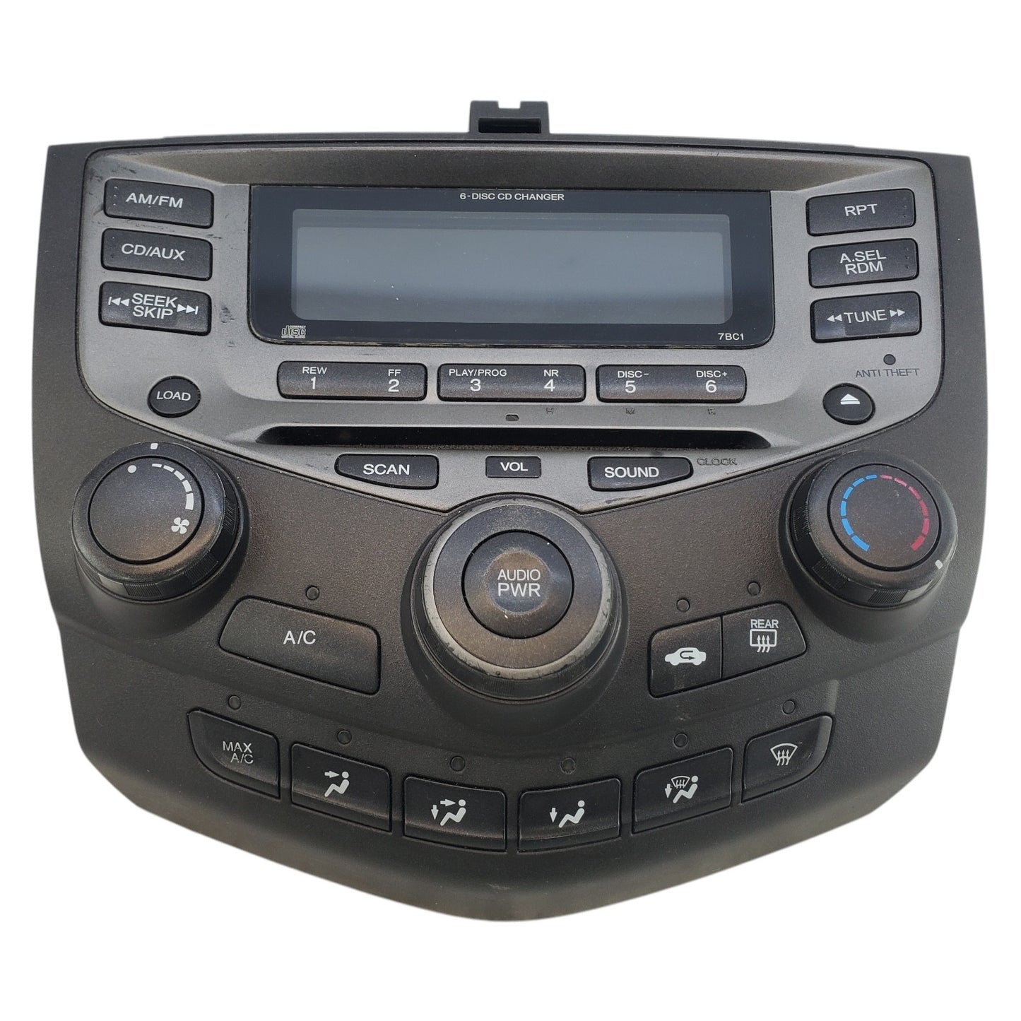 03-07 Honda ACCORD AM/FM Radio MP3 CD Player AC Climate Control