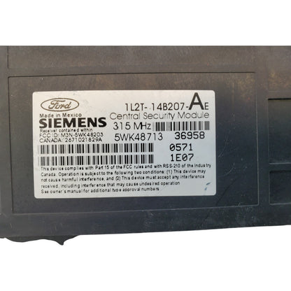 2002 FORD EXPLORER REMOTE KEYLESS ENTRY MODULE 1L2T-14B207-AE