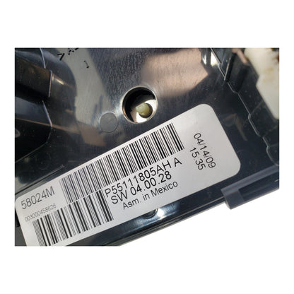 2008-10 Chrysler Town and Country Temperature Control-Front & Rear PN:55111805AH