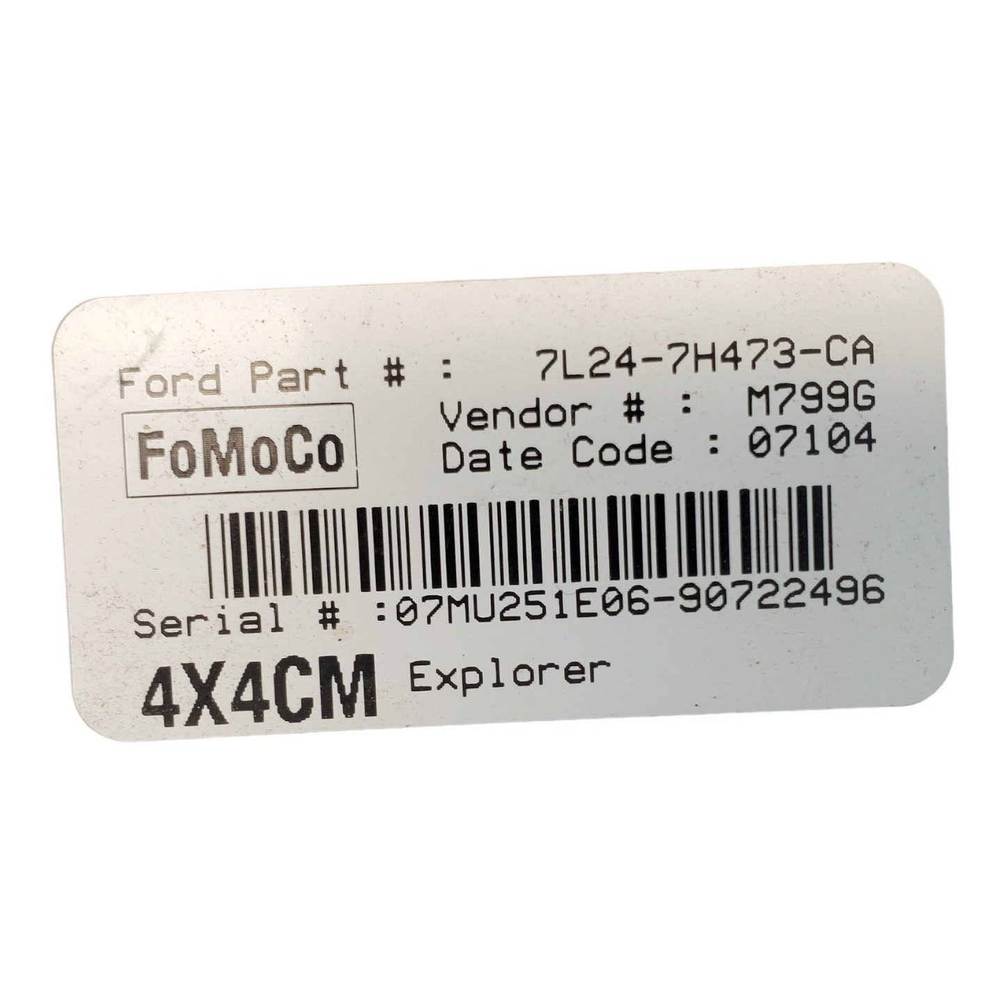 ✅ 07-10 Ford Explorer 4X4 Transfer Case Control Module OEM 7L24-7H473-CA