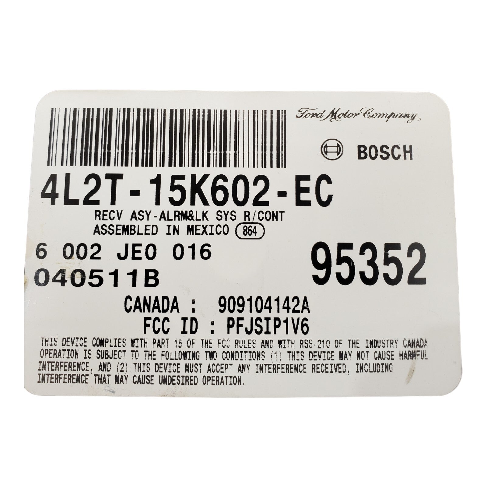 ✅ 04 Ford Explorer KEYLESS ENTRY MODULE 4L2T-15K602-EC
