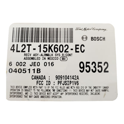 ✅ 04 Ford Explorer KEYLESS ENTRY MODULE 4L2T-15K602-EC