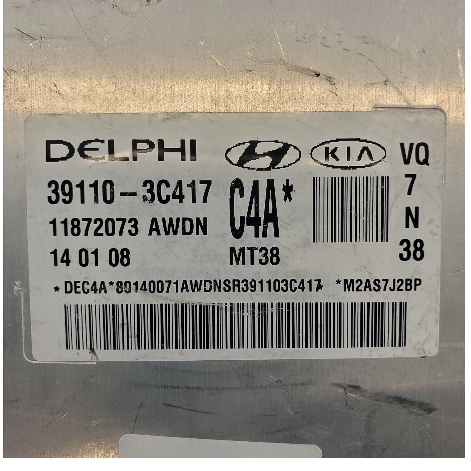 06-09 KIA SEDONA 3.4L AUTO ENGINE COMPUTER MODULE ECM 39110-3C417