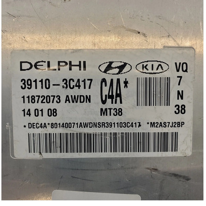06-09 KIA SEDONA 3.4L AUTO ENGINE COMPUTER MODULE ECM 39110-3C417
