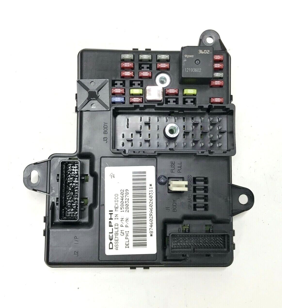 ✅ 05-06 CHEVY MALIBU Body Control Module Console Fuse Relay Box 15804602 