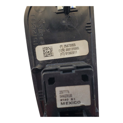 2010 GMC CHEVROLET YUKON Tahoe Suburban Right Rear Window Switch OEM25873055
