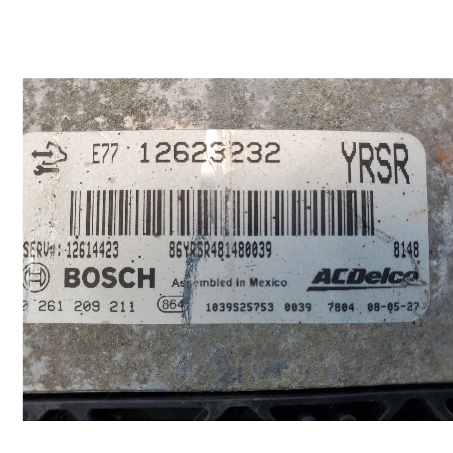 08-09 Cadillac CTS SRX Engine Computer Control Module ECU ECM 3.6l 12623232 OEM