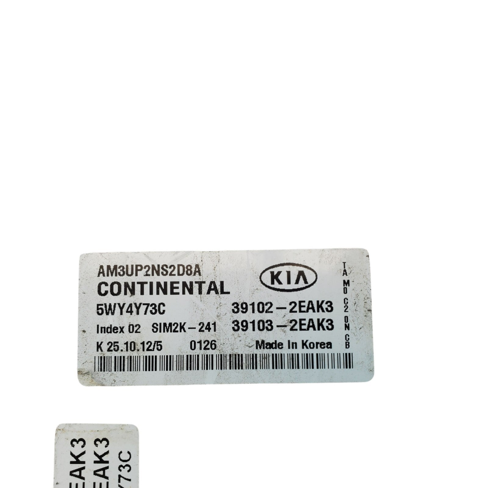 2012-13 KIA SOUL 2.0L ECU ECM Computer Engine Control Module PCM 39102-2EAK3 OEM