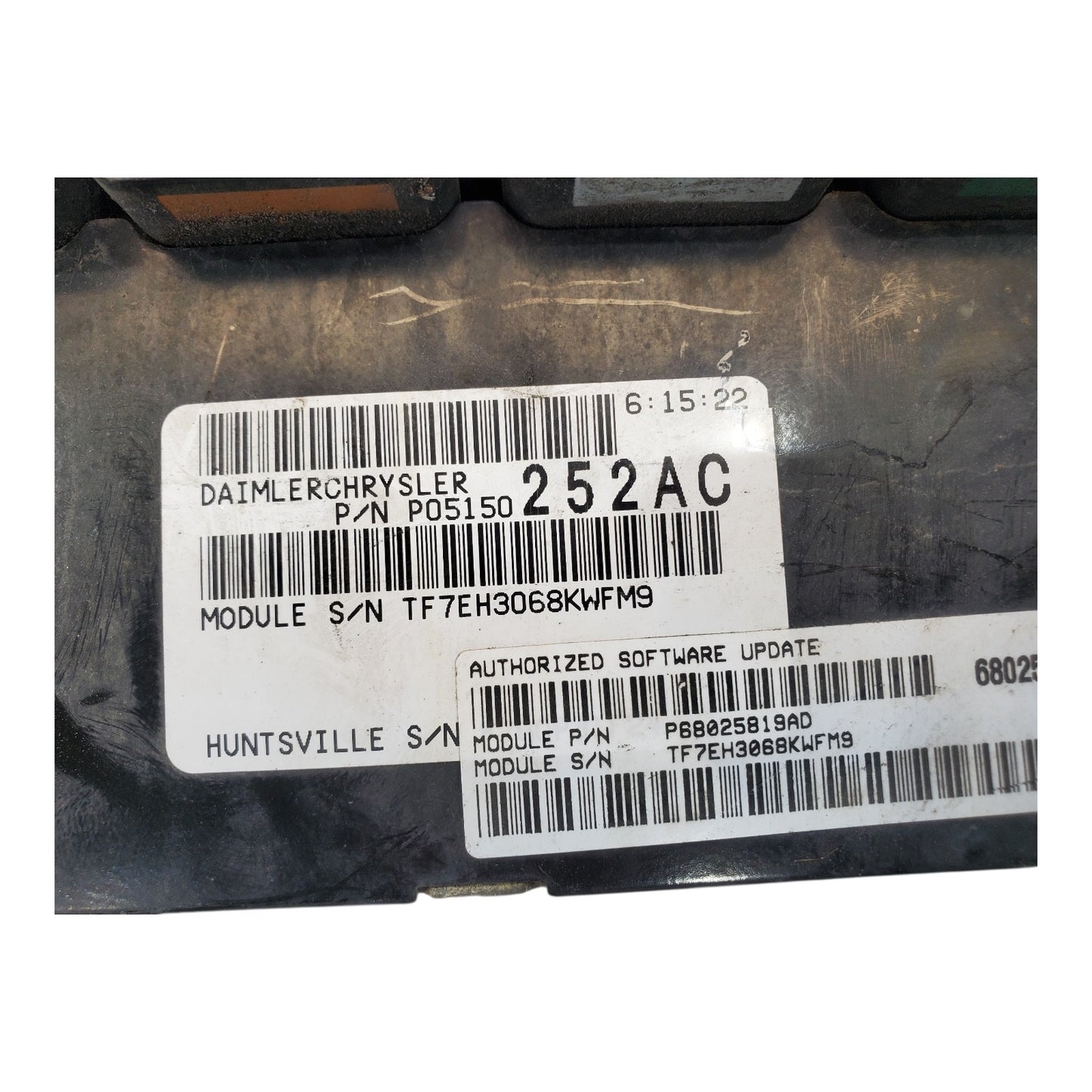 2008-09 Dodge Caravan 3.8L ECM Engine Control Module ECU PCM P05150252AC OEM