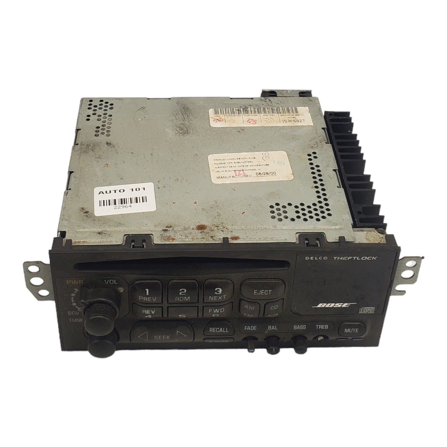 96-02 Chevrolet Blazer S10 Bose AM FM CD Radio OEM STEREO 15766827