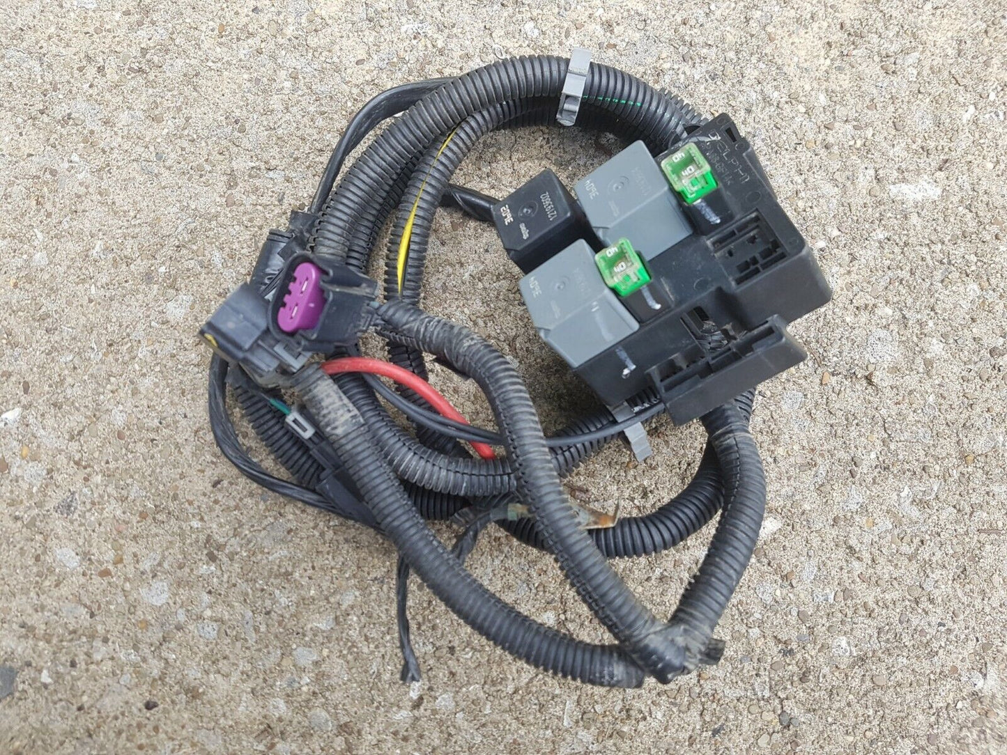 ✅ Chevy GMC truck dual electric fan relay harness OEM standalone 2000 - 2006 