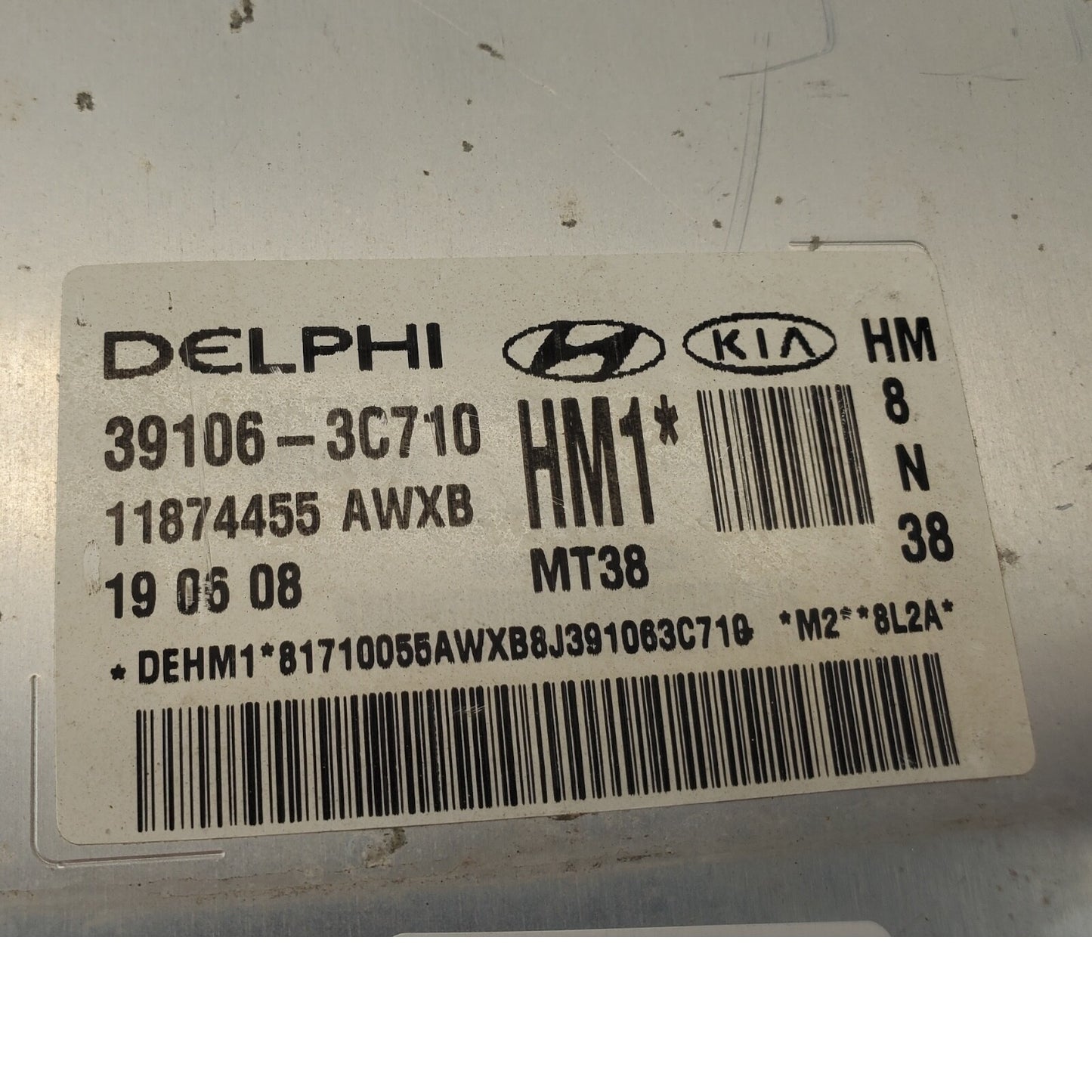09-11 Kia Borrego ECU Electronic Control Module 3.8L 39106-3C710 OEM