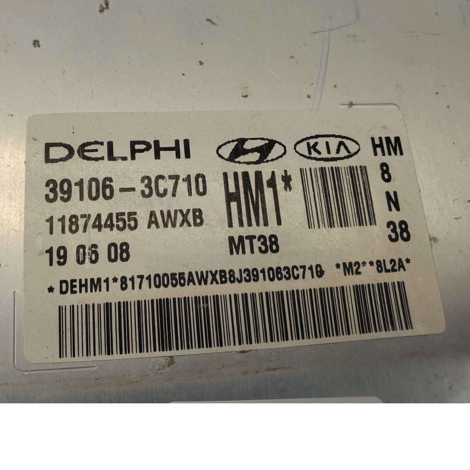 09-11 Kia Borrego ECU Electronic Control Module 3.8L 39106-3C710 OEM