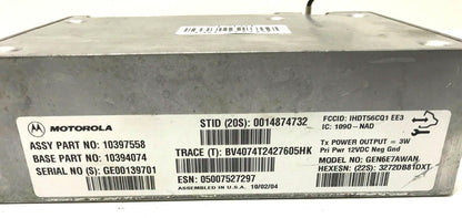 ✅ 05-09 Chevy Trailblazer LS On Star Communications Module 10397558 GM