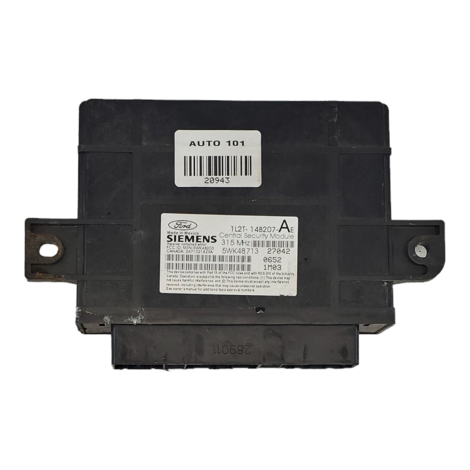 ✅02 FORD EXPLORER Theft Locking Keyless Entry Module OEM 1L2T-14B207-AE