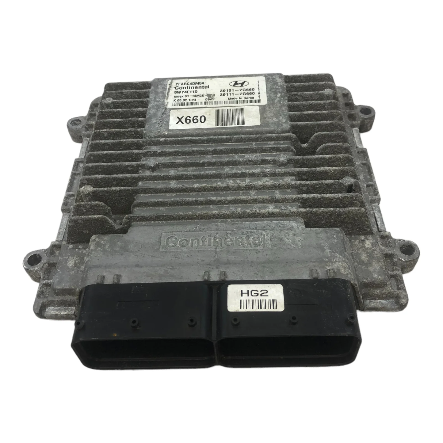 11-14 HYUNDAI SONATA 2.4L AUTO ELECTRONIC CONTROL MODULE ECM 39111-2G660