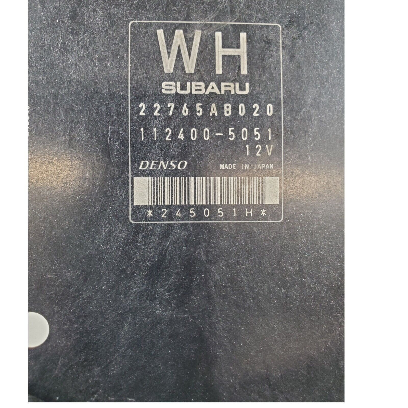 2011 Subaru Impreza Computer Brain Engine Control ECU ECM EBX Module 22765AB020