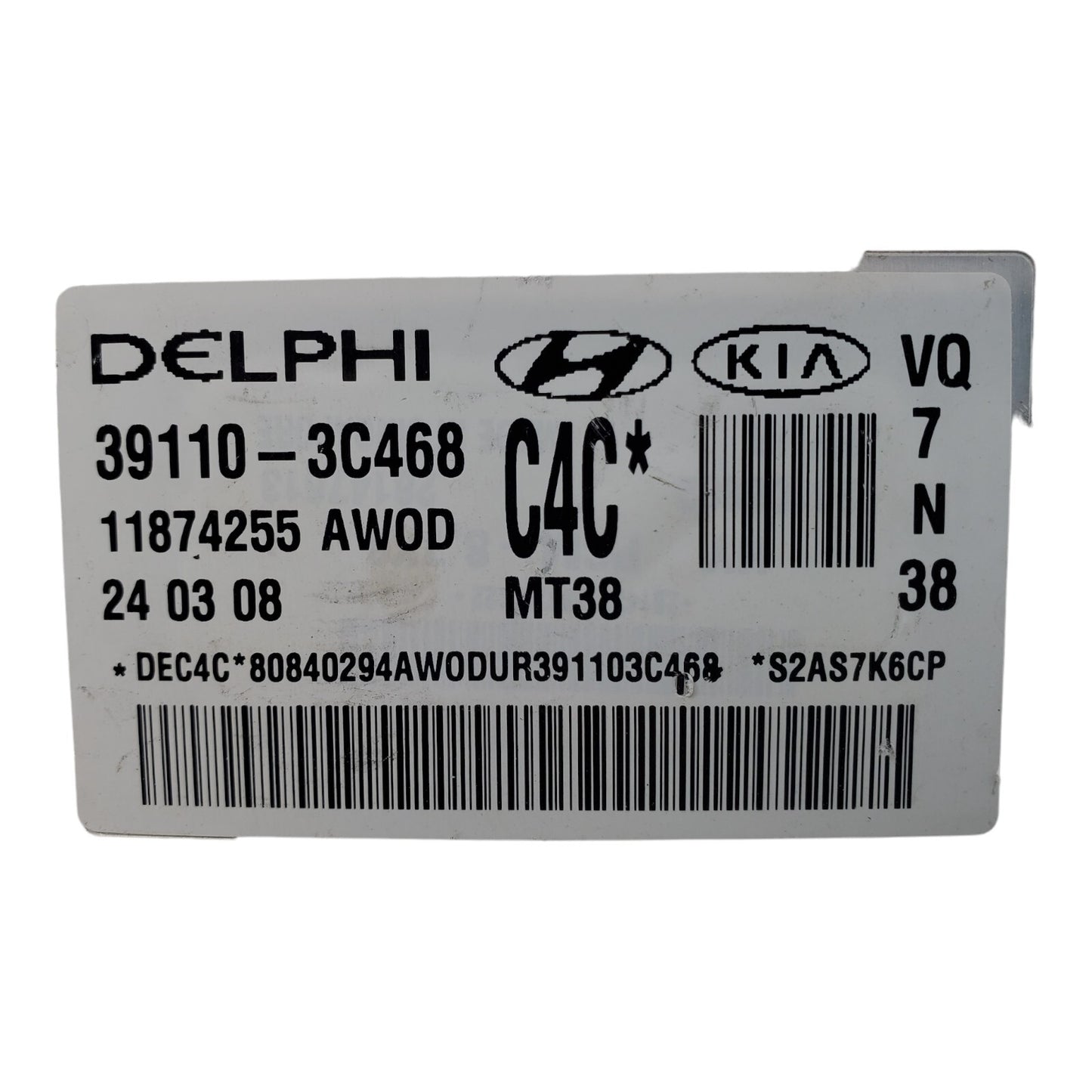 06-09 Kia Sedona 3.8L ECM Engine Control Module ECU 39110-3C468 OEM