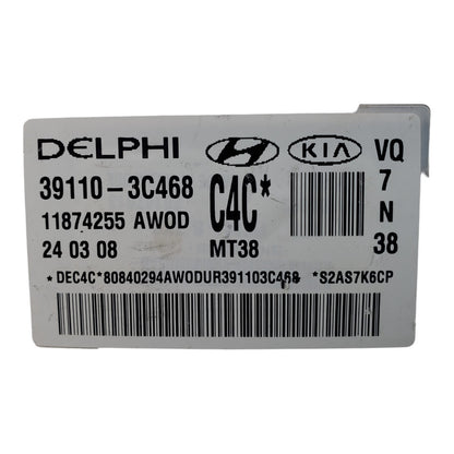 06-09 Kia Sedona 3.8L ECM Engine Control Module ECU 39110-3C468 OEM