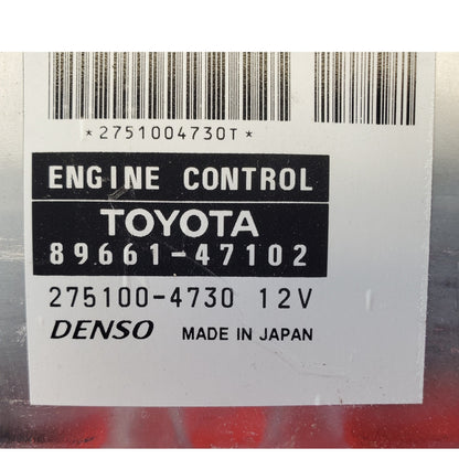 2004-05 TOYOTA PRIUS ENGINE MODULE ID 89661-47102