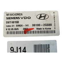 09 10 HYUNDAI SONATA Engine Motor Brain Box 2.4 39100-2G330