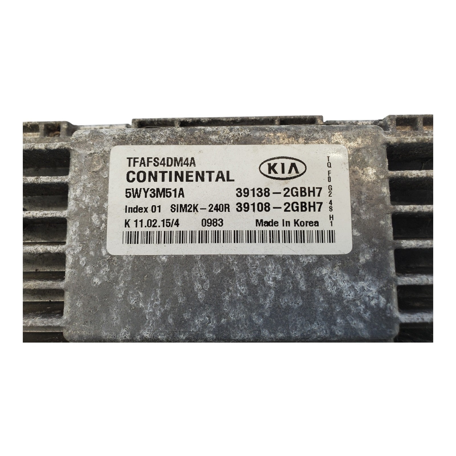 2014-15 Kia Optima 2.4L ECM Engine Computer Control Module ECU PCM 39138-2GBH7