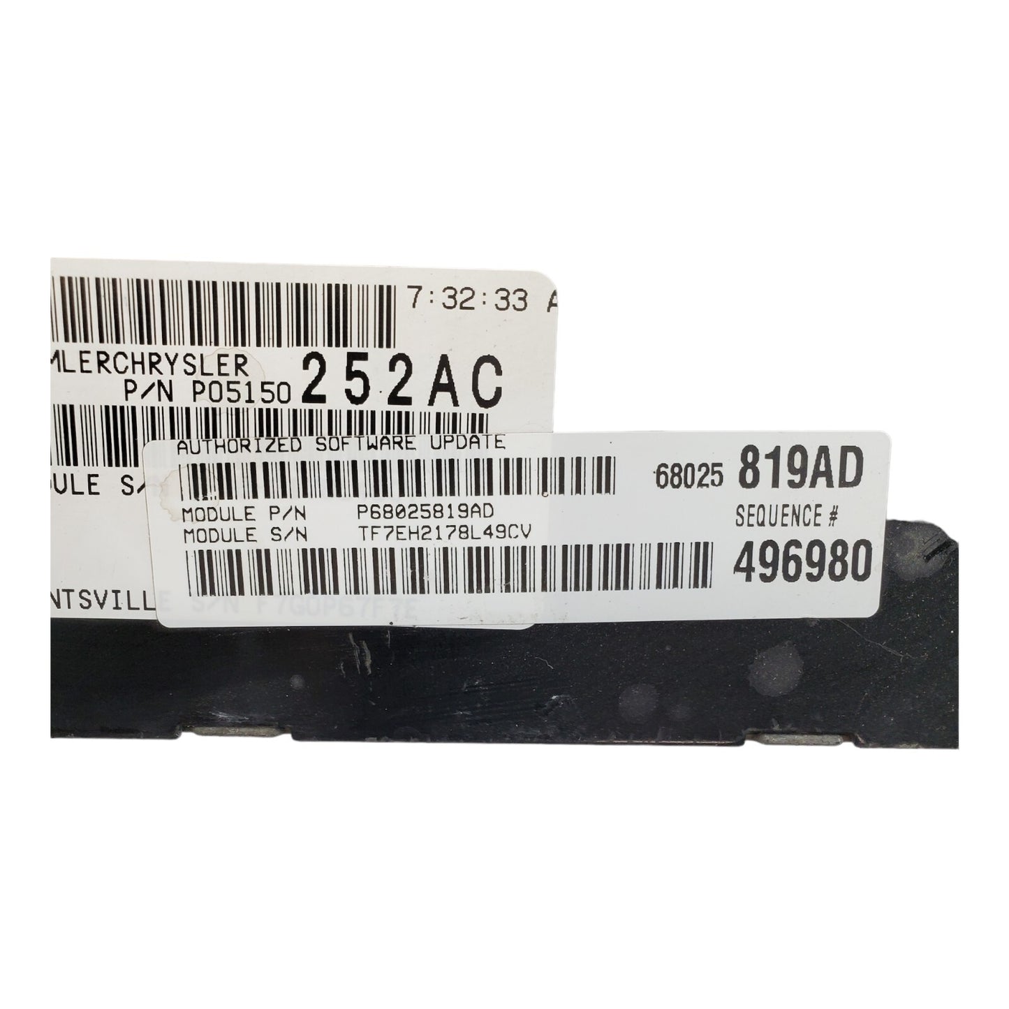 ✅08-09 Dodge Grand Caravan ECU ECM Engine Computer Control Module P68025819AD