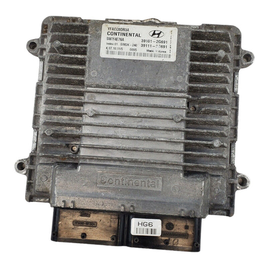 2009 - 2014 Hyundai Sonata ECM ECU Engine Control Module | 39101-2G691