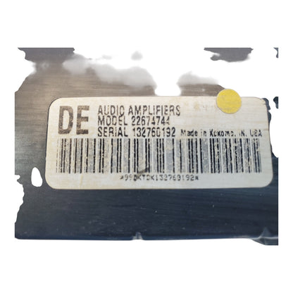 1999 2005 Grand AM Trunk Mounted Amplifier AMP Module ECM ECU OEM Part 22674744