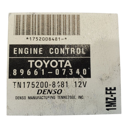 2002 TOYOTA AVALON 3.0L ECU ECM Engine Control Computer OEM 89661-07340