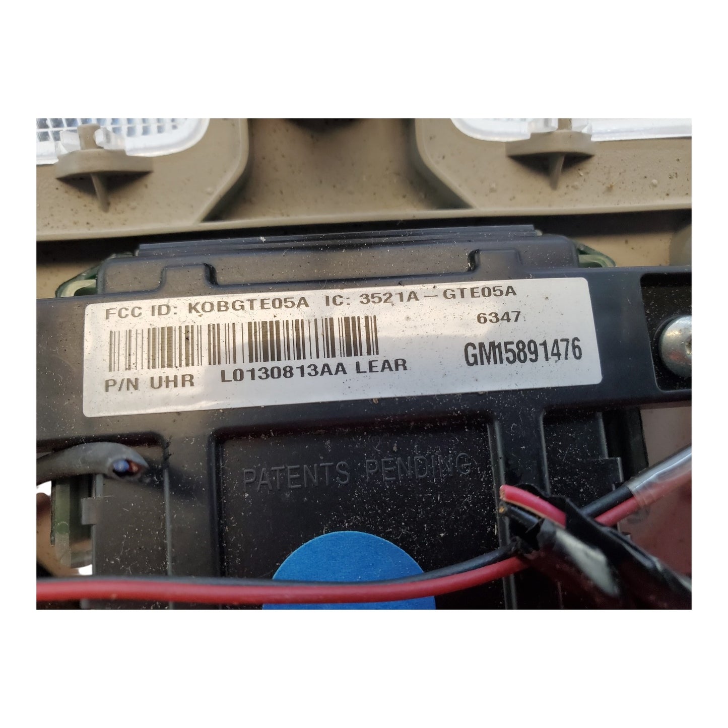 SATURN AURA 07 08 09 GARAGE DOOR OPENER MODULE SWITCH