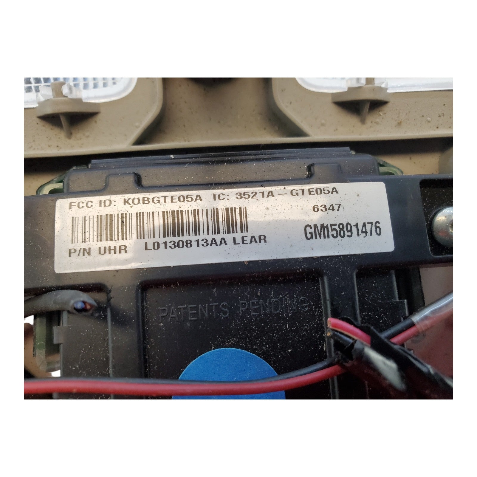 SATURN AURA 07 08 09 GARAGE DOOR OPENER MODULE SWITCH