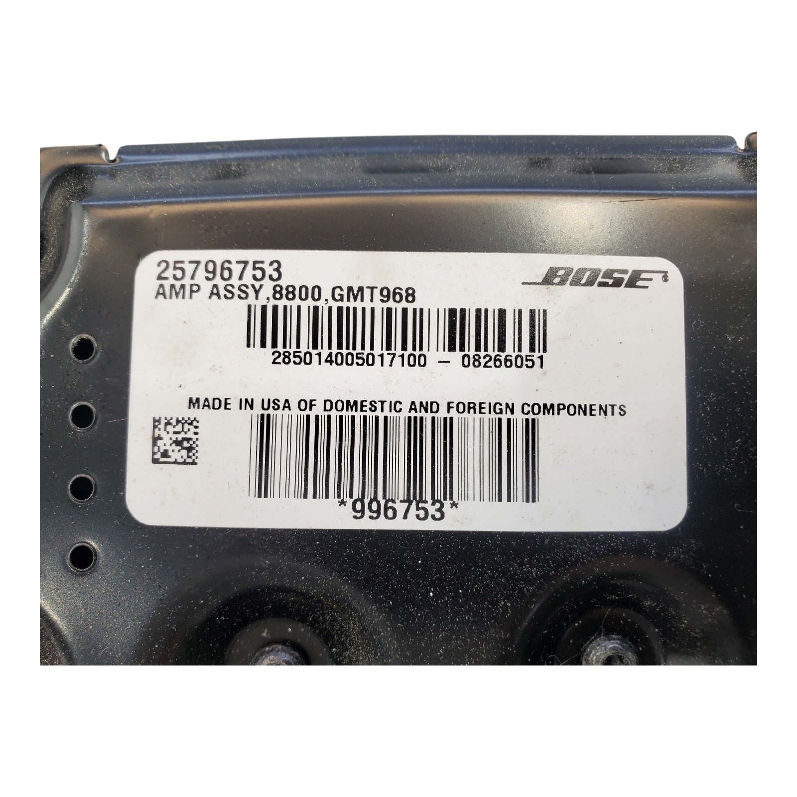 2007-2012 GMC Acadia Chevy Traverse Bose Radio Amplifier Amp OEM 25796753