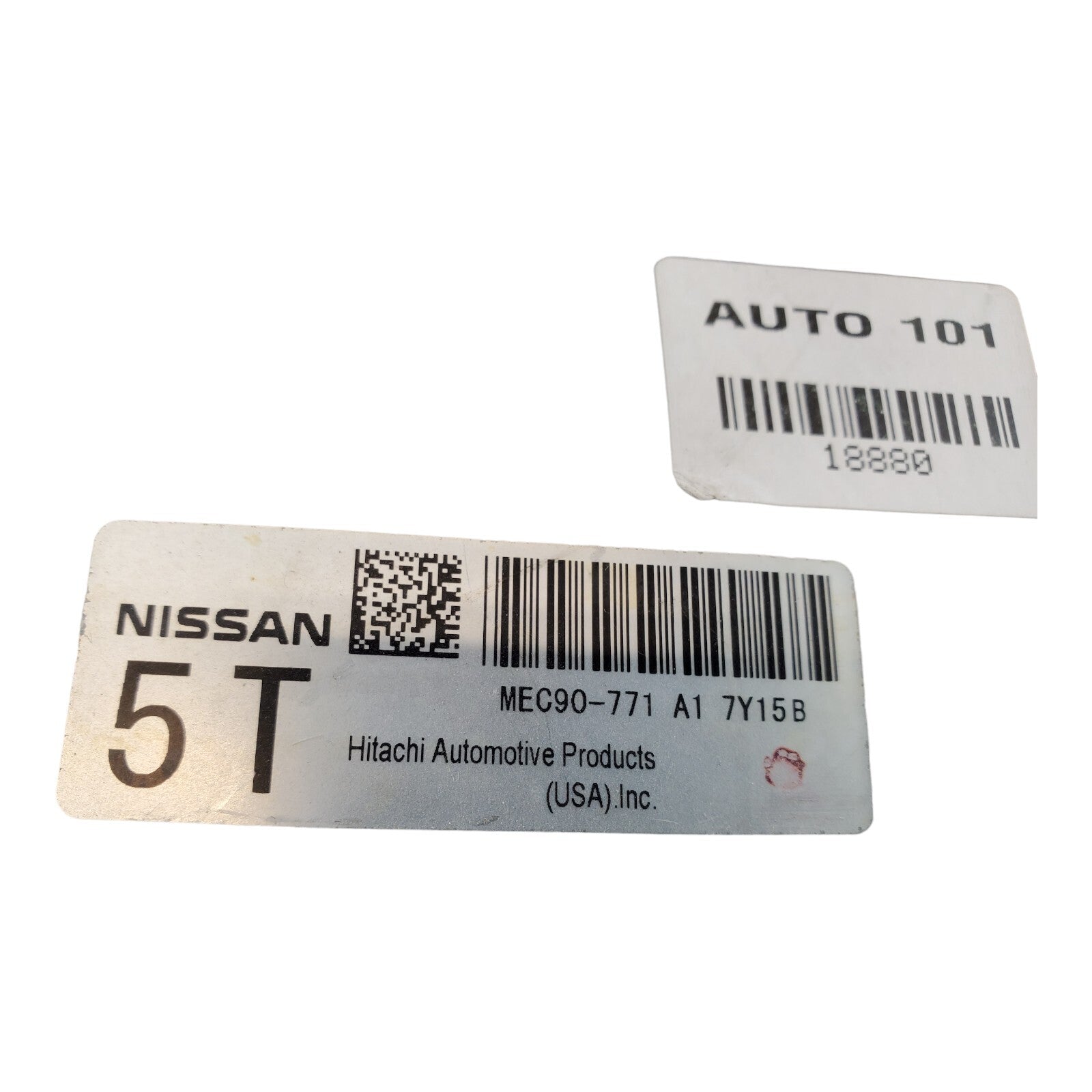 08 Nissan Sentra MEC90-771 A1 Computer Brain Engine Control ECU ECM EBX Module