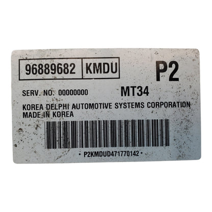 08 Aveo ECM ECU wiring connectors plugs 96889682 KMDU