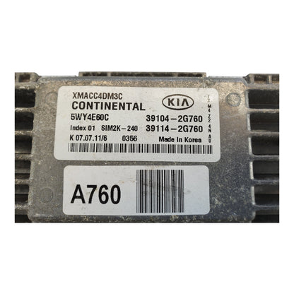 ENGINE COMPUTER KIA SORENTO 2012 2013 39104-2G760 39114-2G760 2.4L PCM ECM OEM