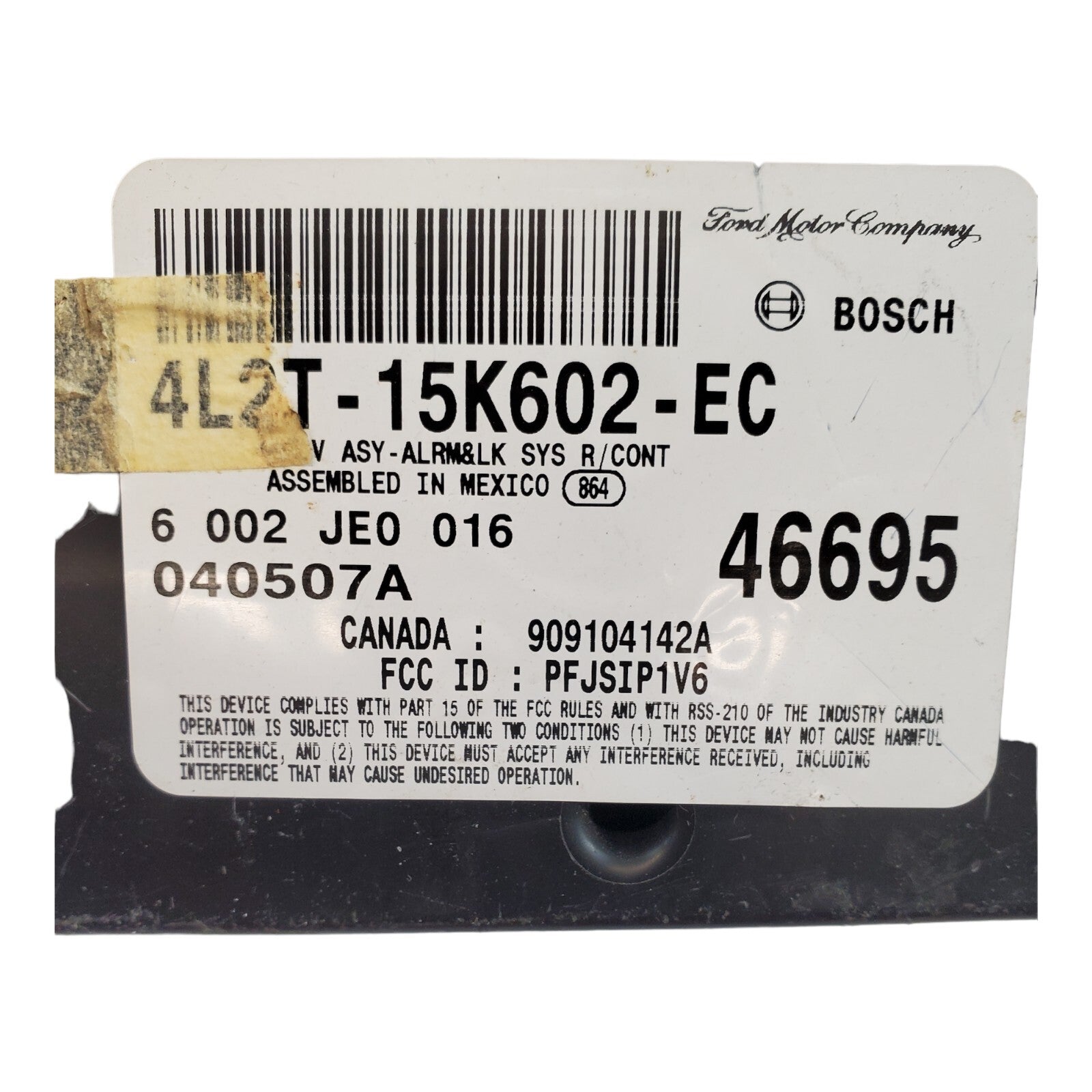 ✅ 04 Ford Explorer KEYLESS ENTRY MODULE 4L2T-15K602-EC
