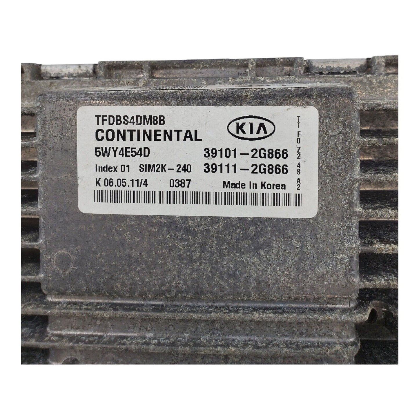 11-13 Kia Optima Engine Control Module ECM Computer 39101-2G866